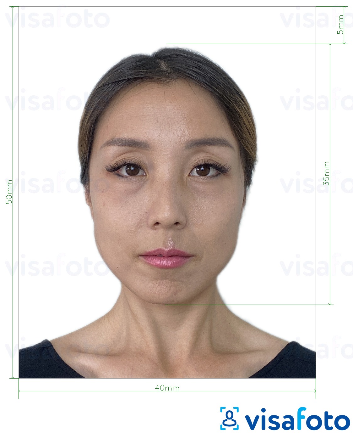  کی تصویر کی مثال ہانگ کانگ کا شناختی کارڈ 4x5 سینٹی میٹر سائز کی تفصیلات كے مطابق بنائی گئی ،  