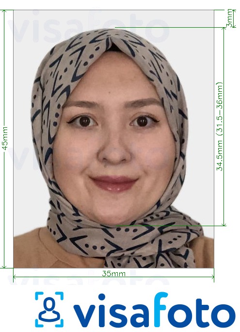  کی تصویر کی مثال قازقستان پاسپورٹ آن لائن 413x531 پکسلز سائز کی تفصیلات كے مطابق بنائی گئی ،  